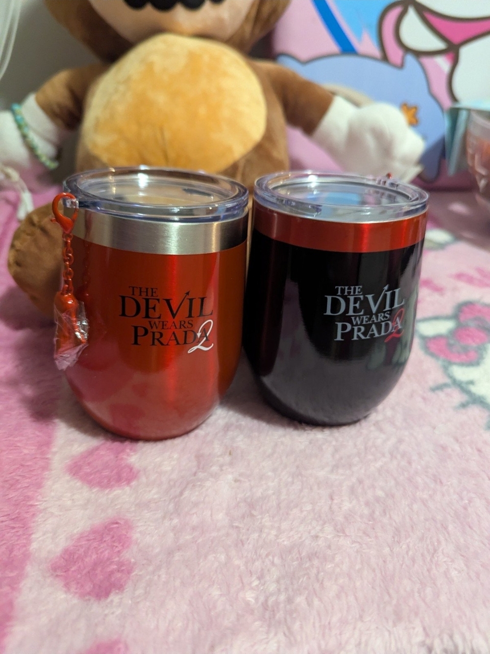 The Devil Wears Prada Tumblers - Red & Black Set